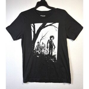 20th Century Fox Edward Scissorhands Shirt Mens Small Black EUC Graphic Tee